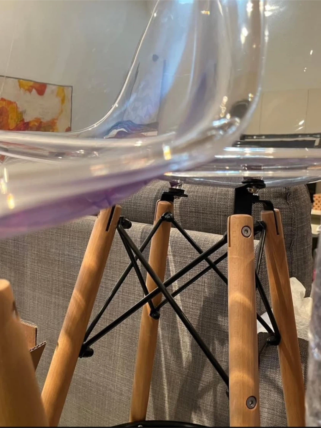 Eames/Eiffel Bar Height Chairs (x2) - photo 4