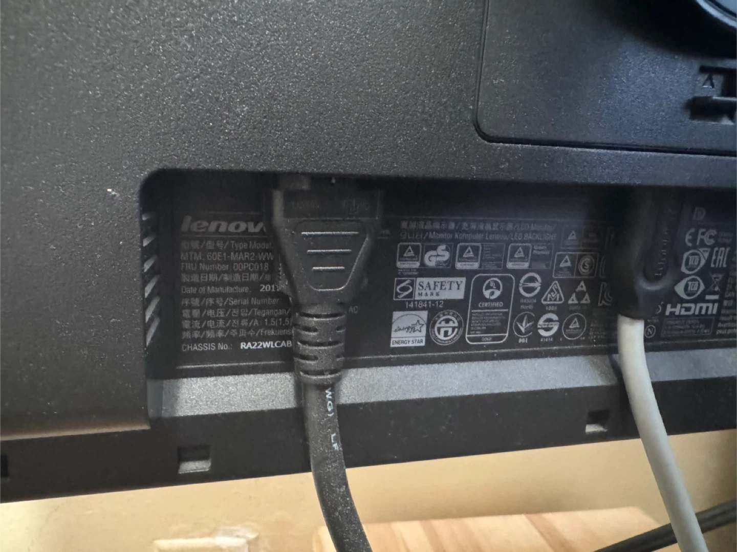 Lenovo ThinkVision LCD Monitor - photo 3
