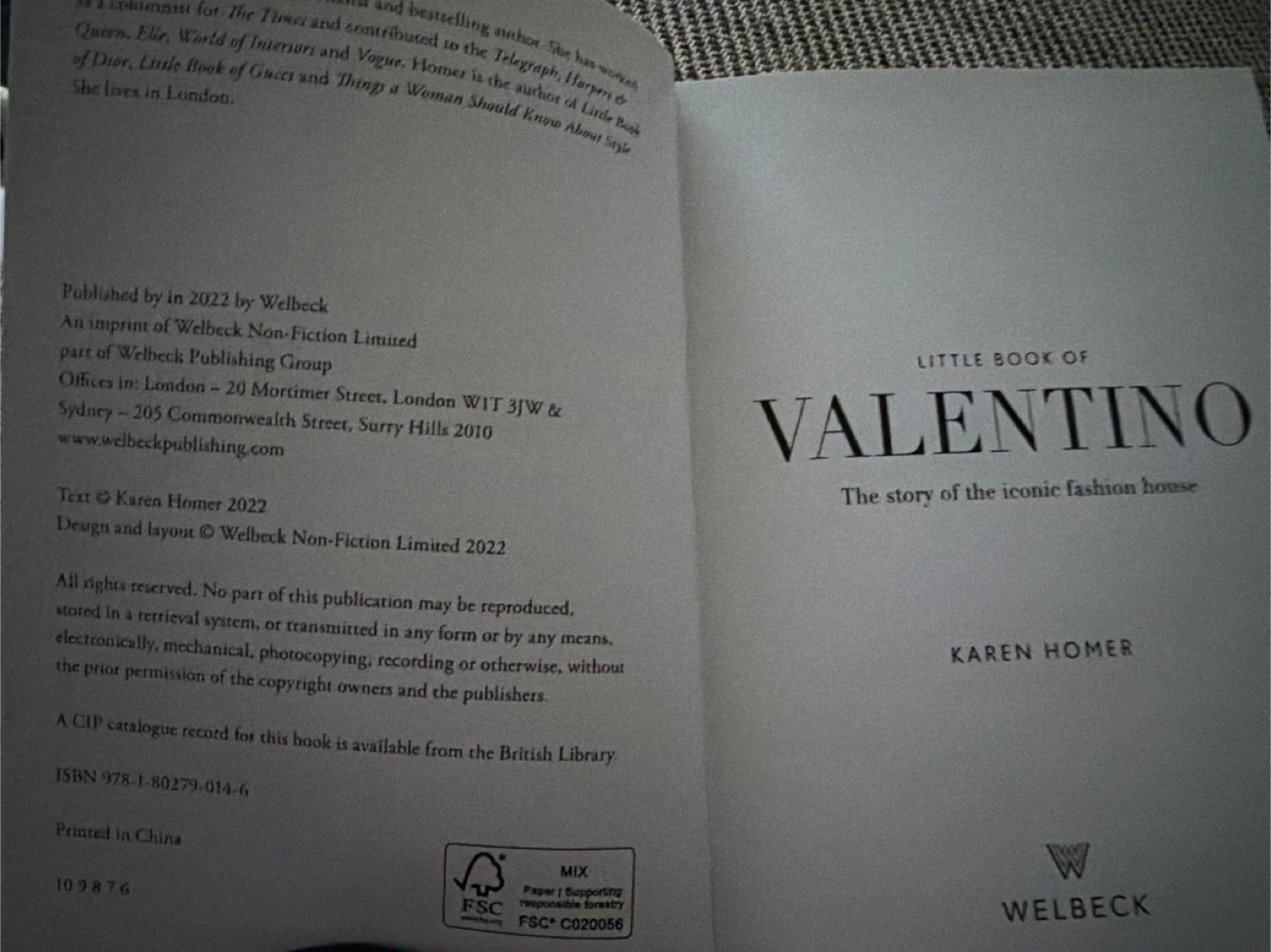 Little Book of Valentino by Karen Homer - photo 3