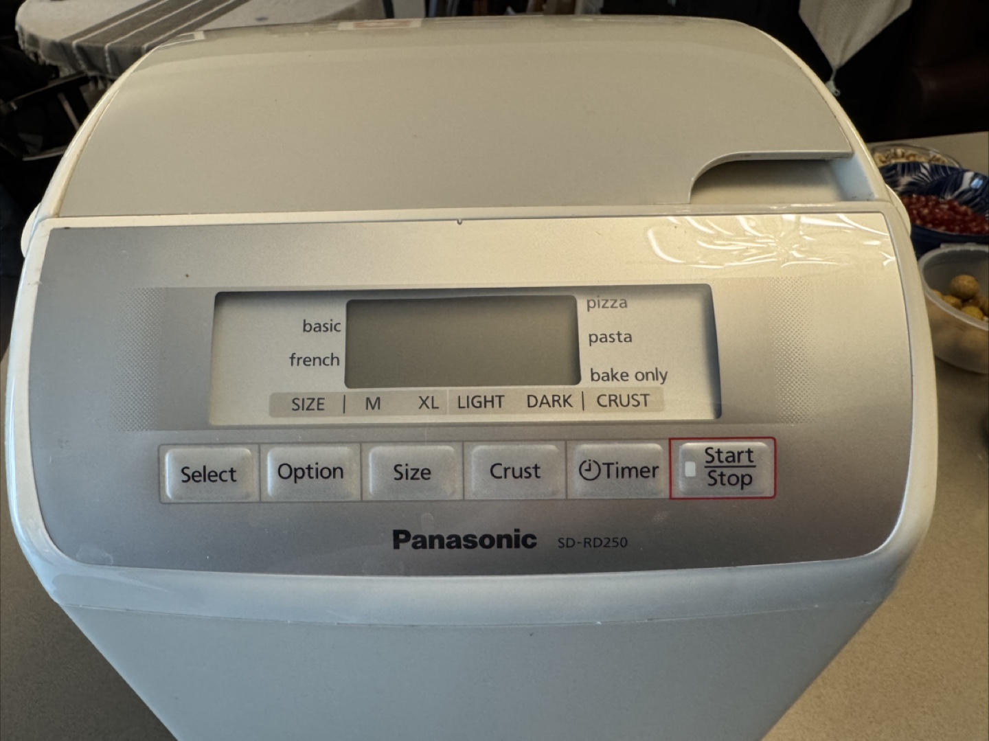 Panasonic SD-RD250 Bread Maker - photo 2