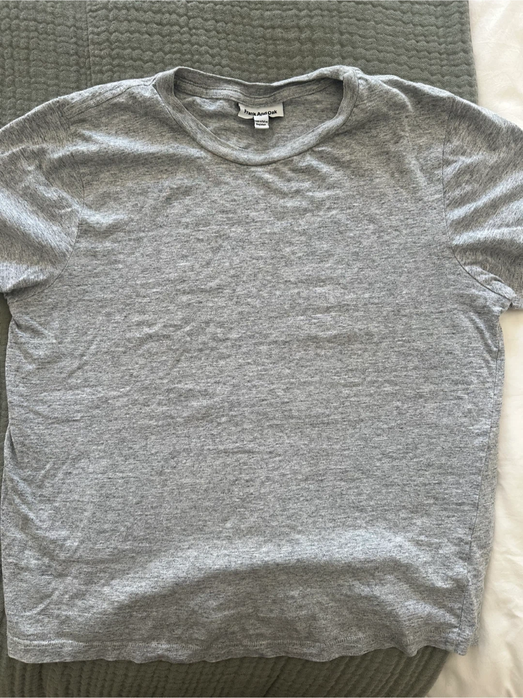 Frank and Oak Grey T-Shirt - Size M