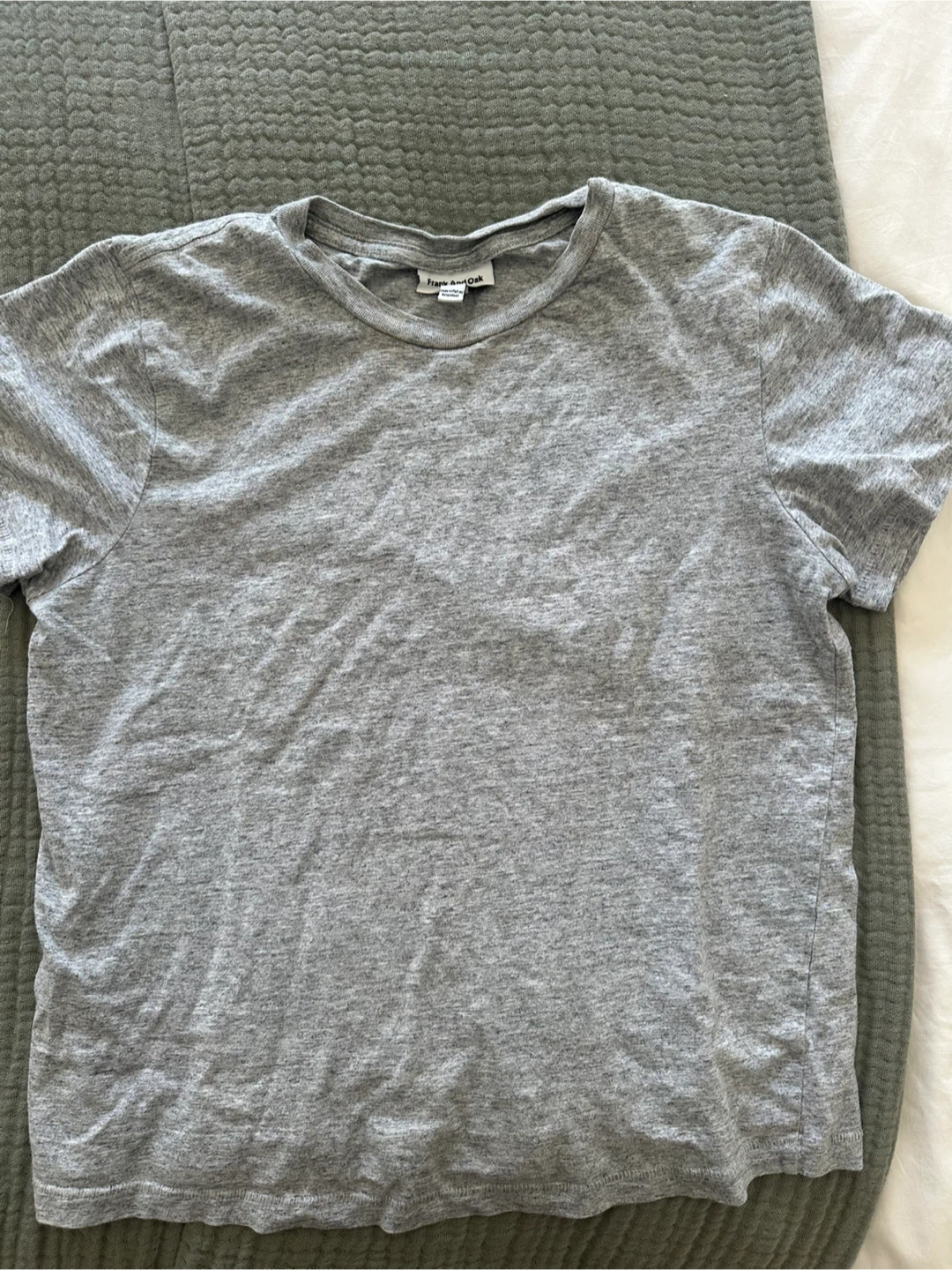 Frank and Oak Grey T-Shirt - Size M - photo 2