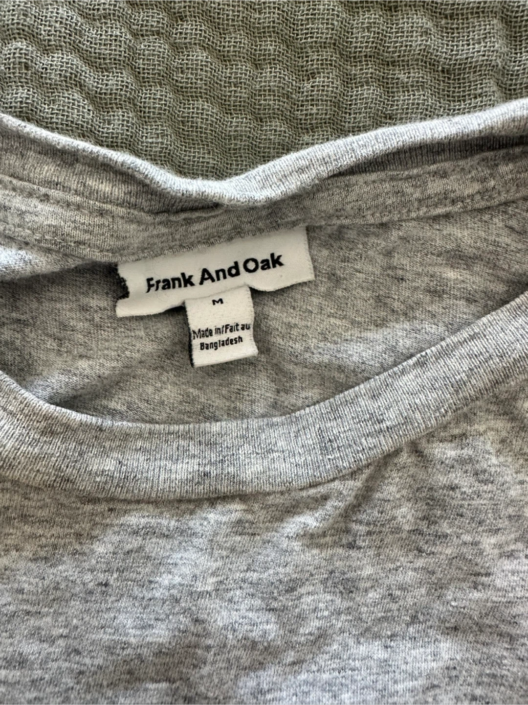 Frank and Oak Grey T-Shirt - Size M - photo 3