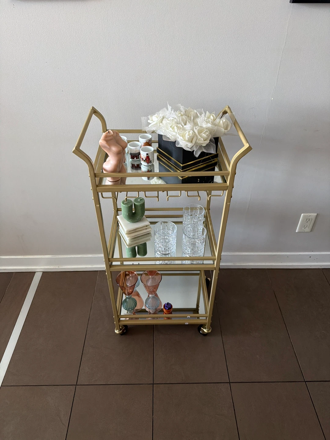 Gold Bar Cart