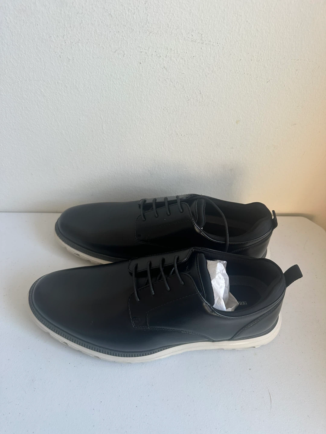 Bruno Marc Men's Black Leather Dress Shoes - photo 3