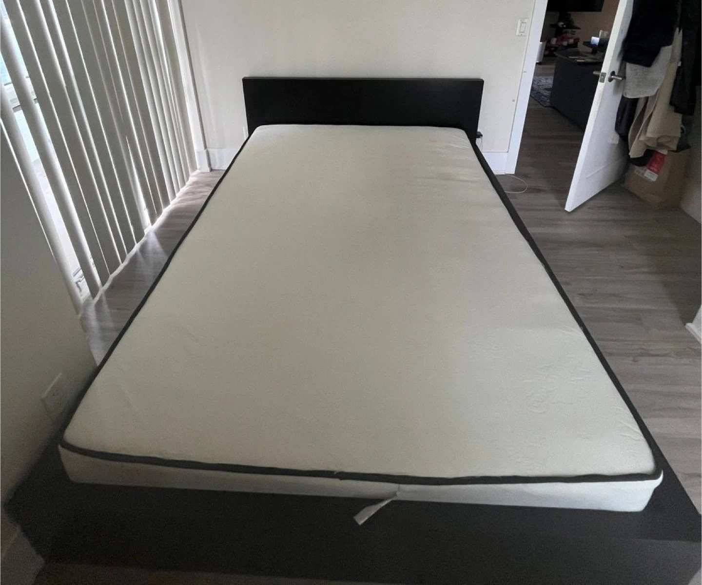IKEA Malm Bed Frame with Mattress - Queen Size