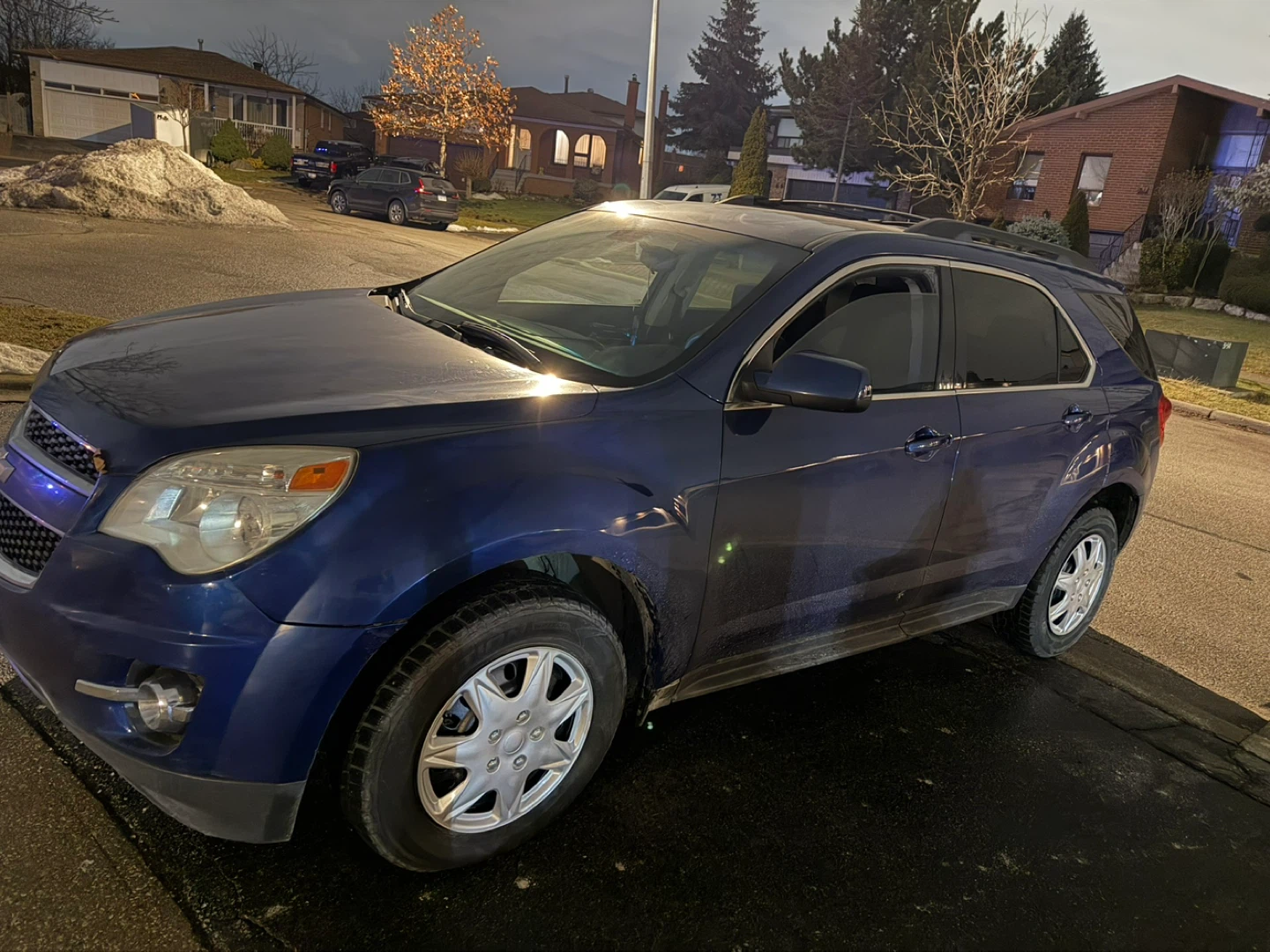 Blue Chevrolet Equinox SUV