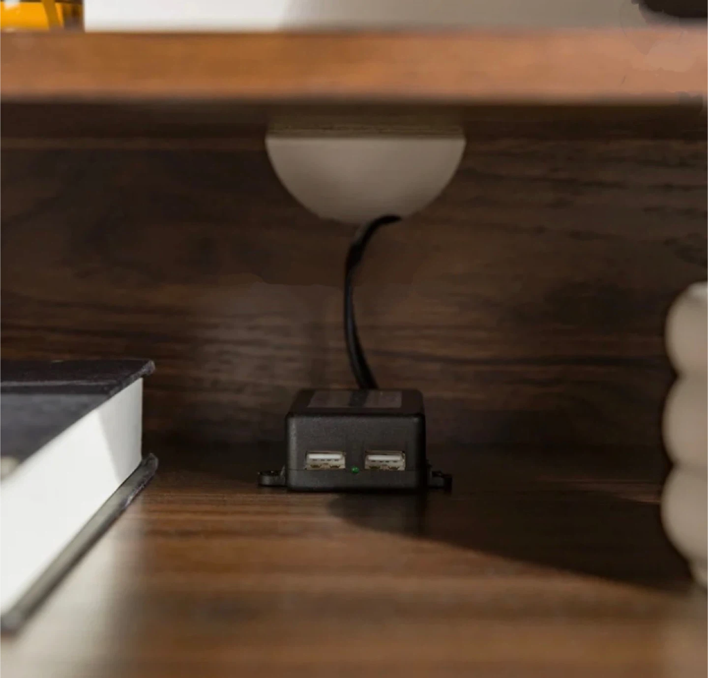 New Mid Century Modern Table or Nightstand with USB Port - photo 3