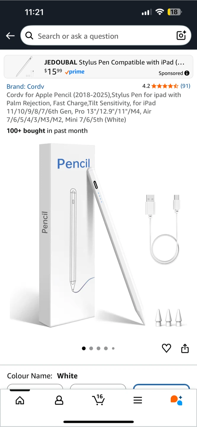 Cordv Stylus Pen Compatible with iPad - photo 2