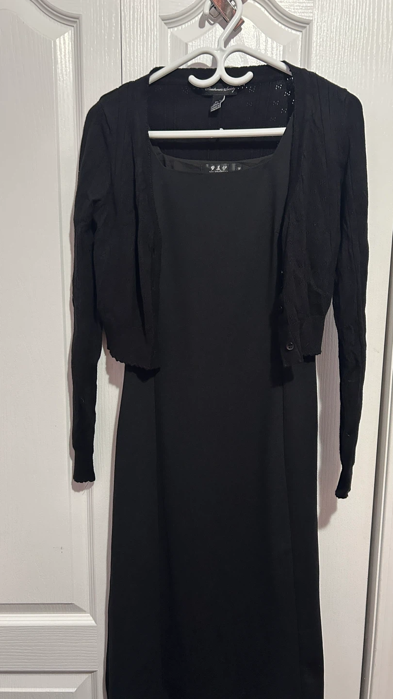 Black Dress and Blazer Set size s - photo 3