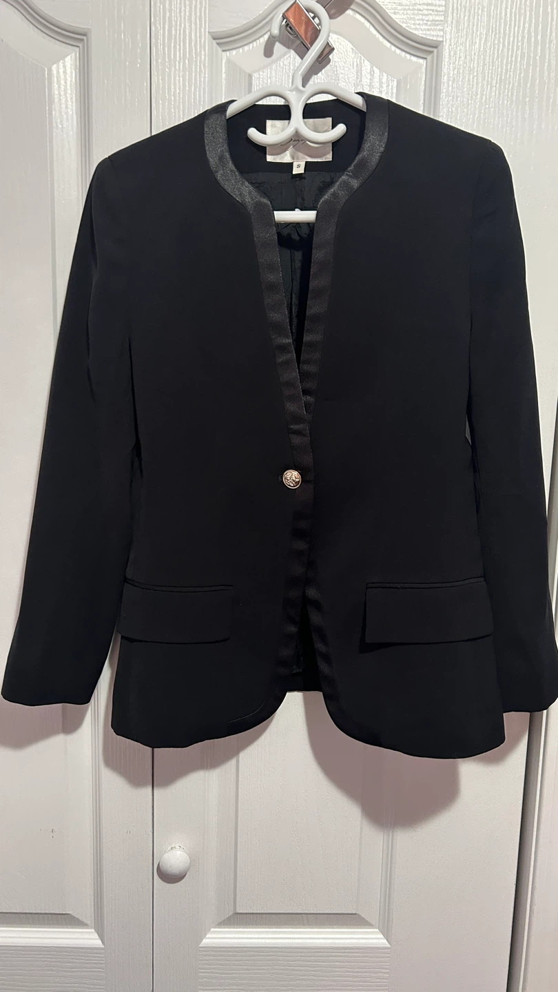 Black Dress and Blazer Set size s - photo 2