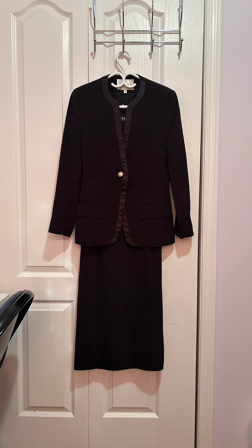 Black Dress and Blazer Set size s