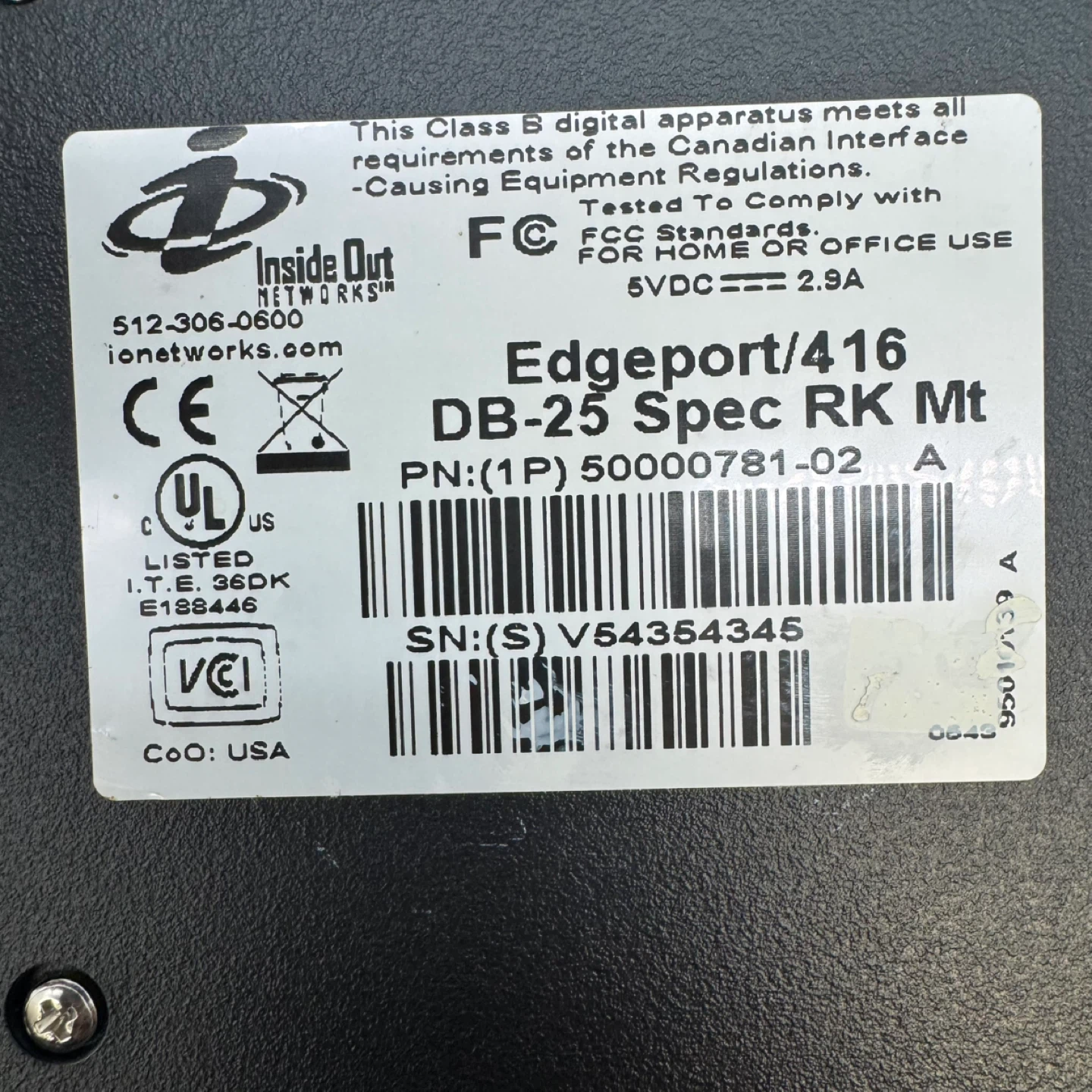 Edgeport 416 DB-25 USB Multi-port Converter 16 Ports - photo 4
