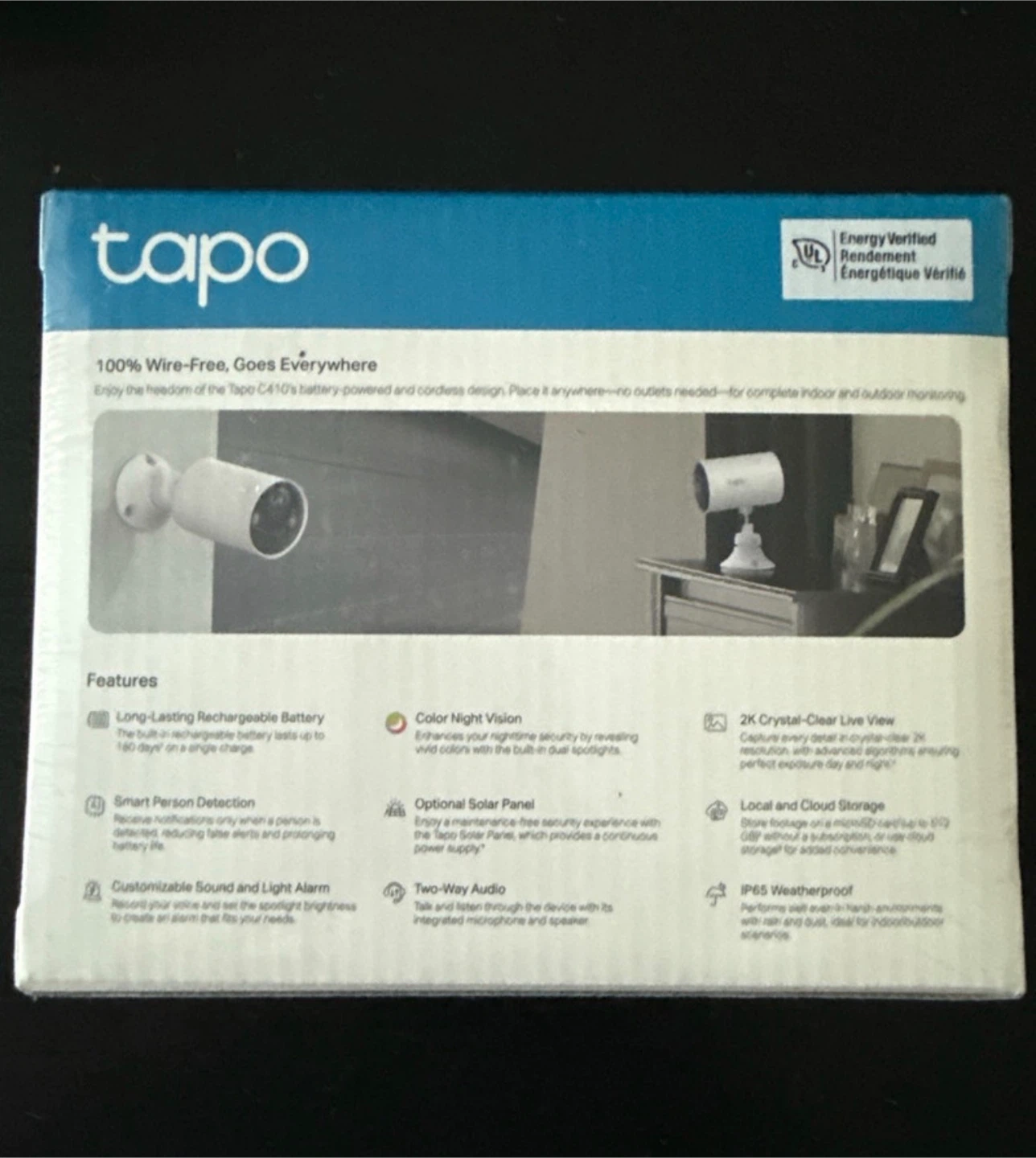 Tapo C410 Battery Powered Outdoor Security Camera - New - photo 2