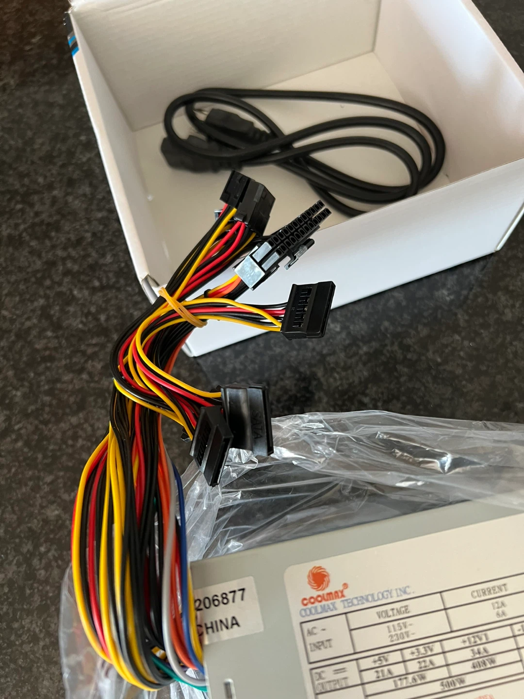 Coolmax I-500 500W Power Supply - New in Box! - photo 5