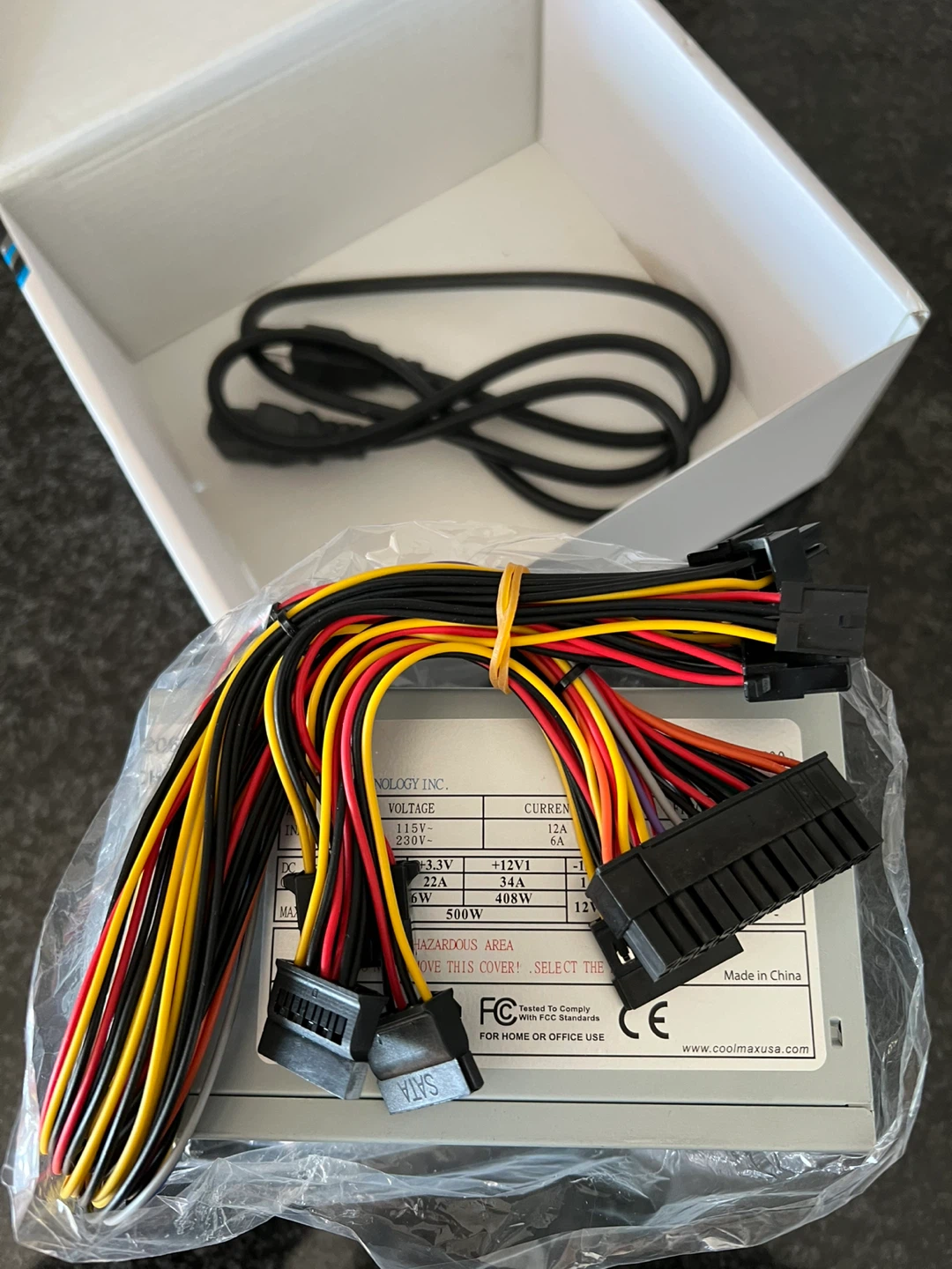 Coolmax I-500 500W Power Supply - New in Box! - photo 4