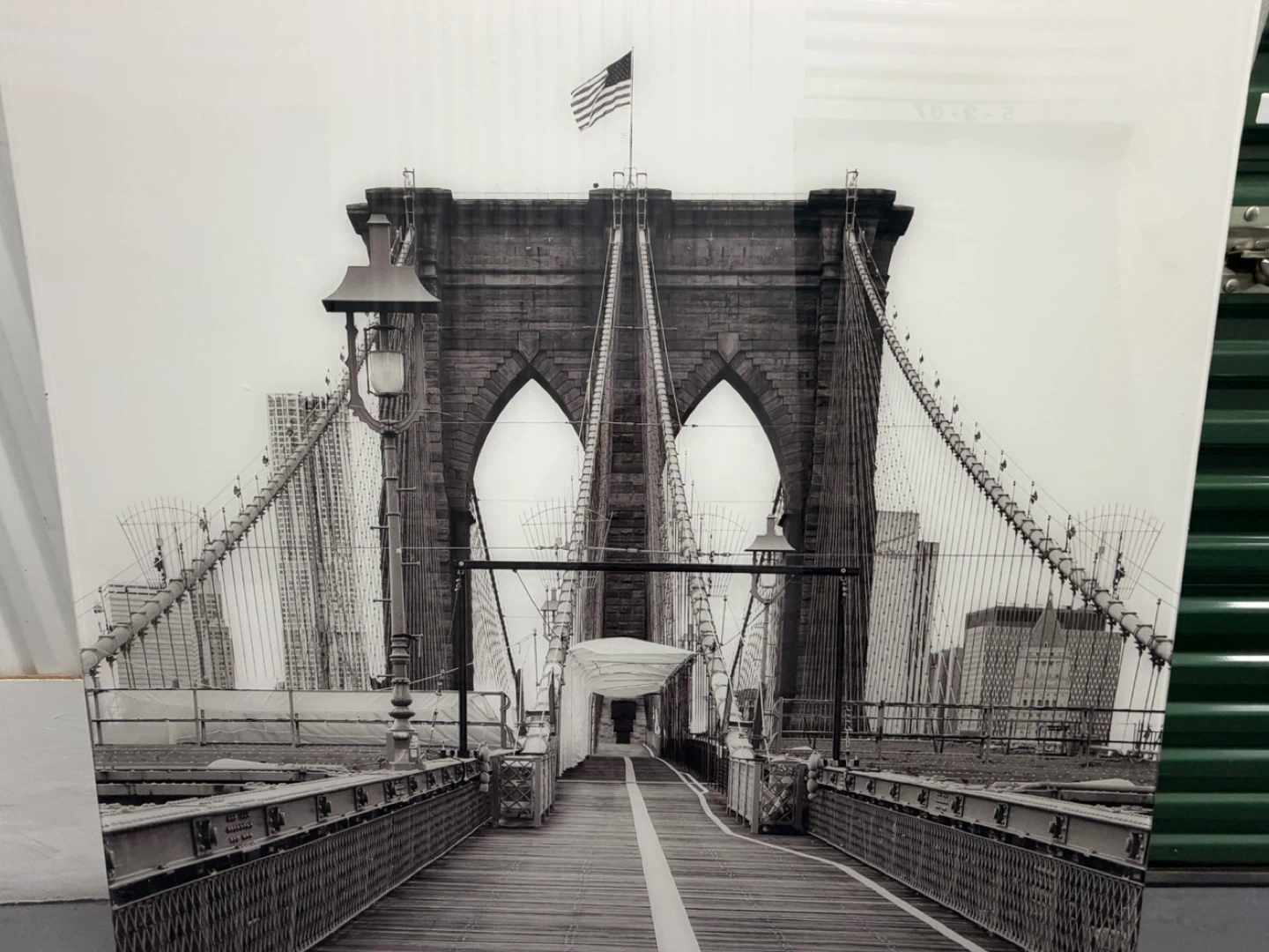 Brooklyn Bridge Black & White Print - photo 5