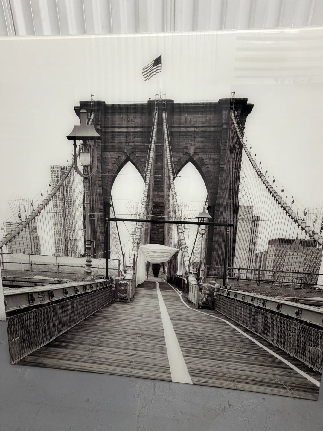 Brooklyn Bridge Black & White Print - photo 2