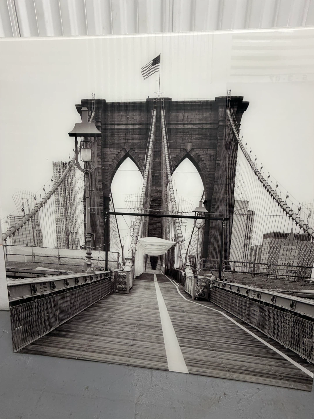 Brooklyn Bridge Black & White Print