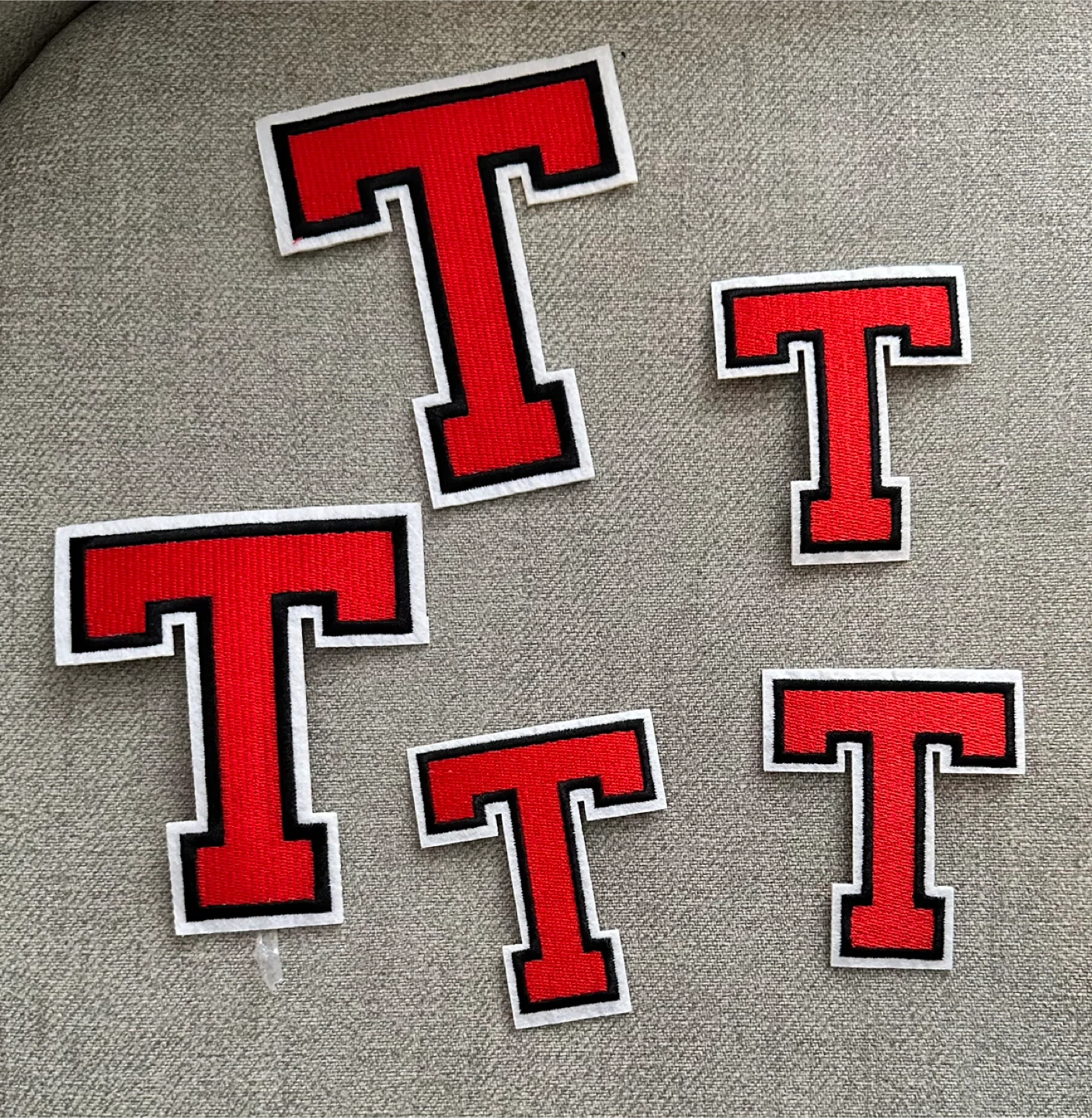 Letter T Patches