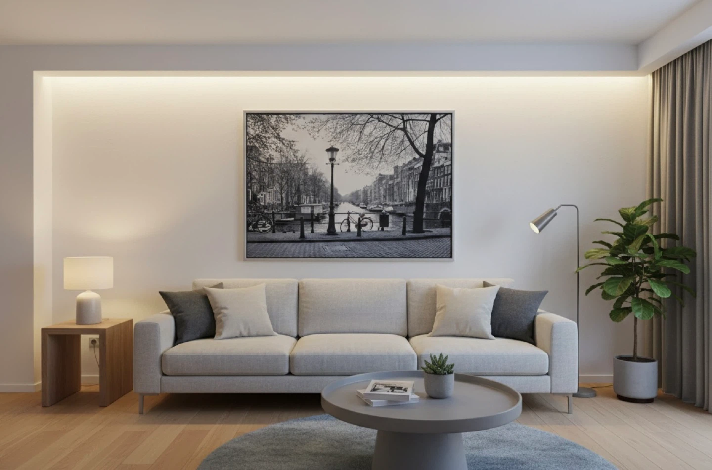 Amsterdam Wall Art with Frame