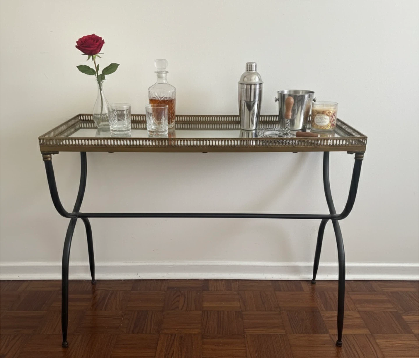 Vintage Style Bar Cart