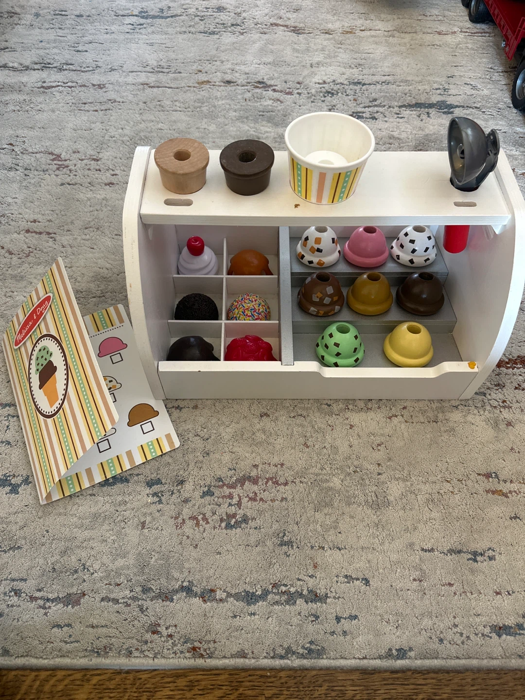 Melissa & Doug Wooden Ice Cream Counter