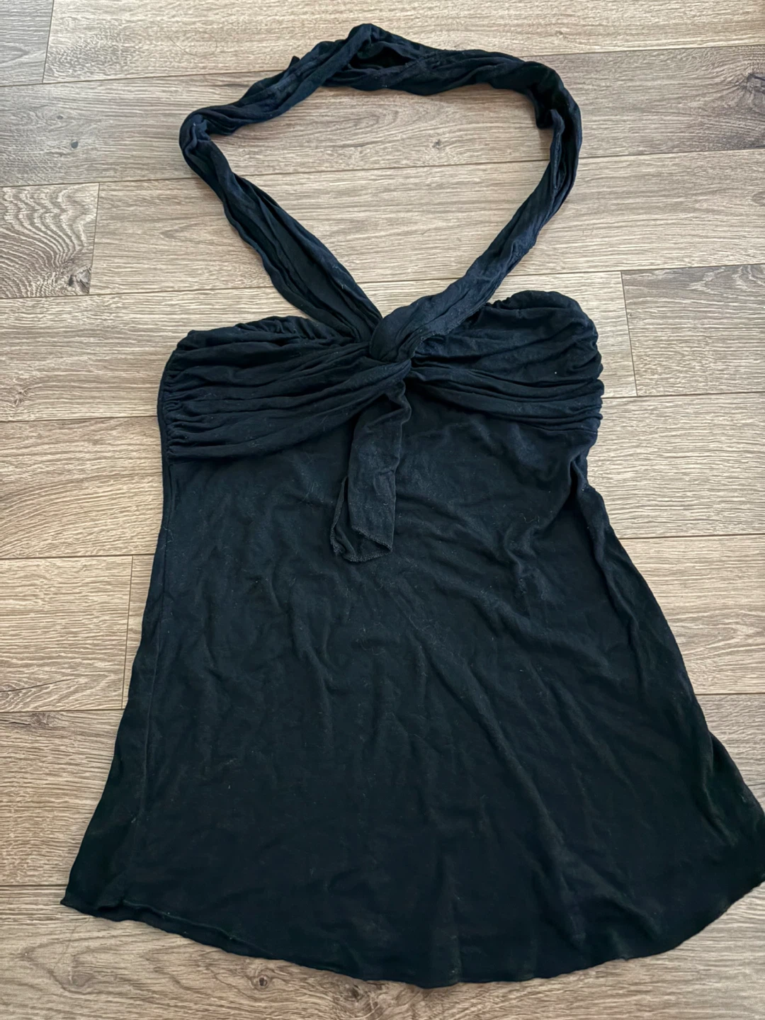 Black Halter Top