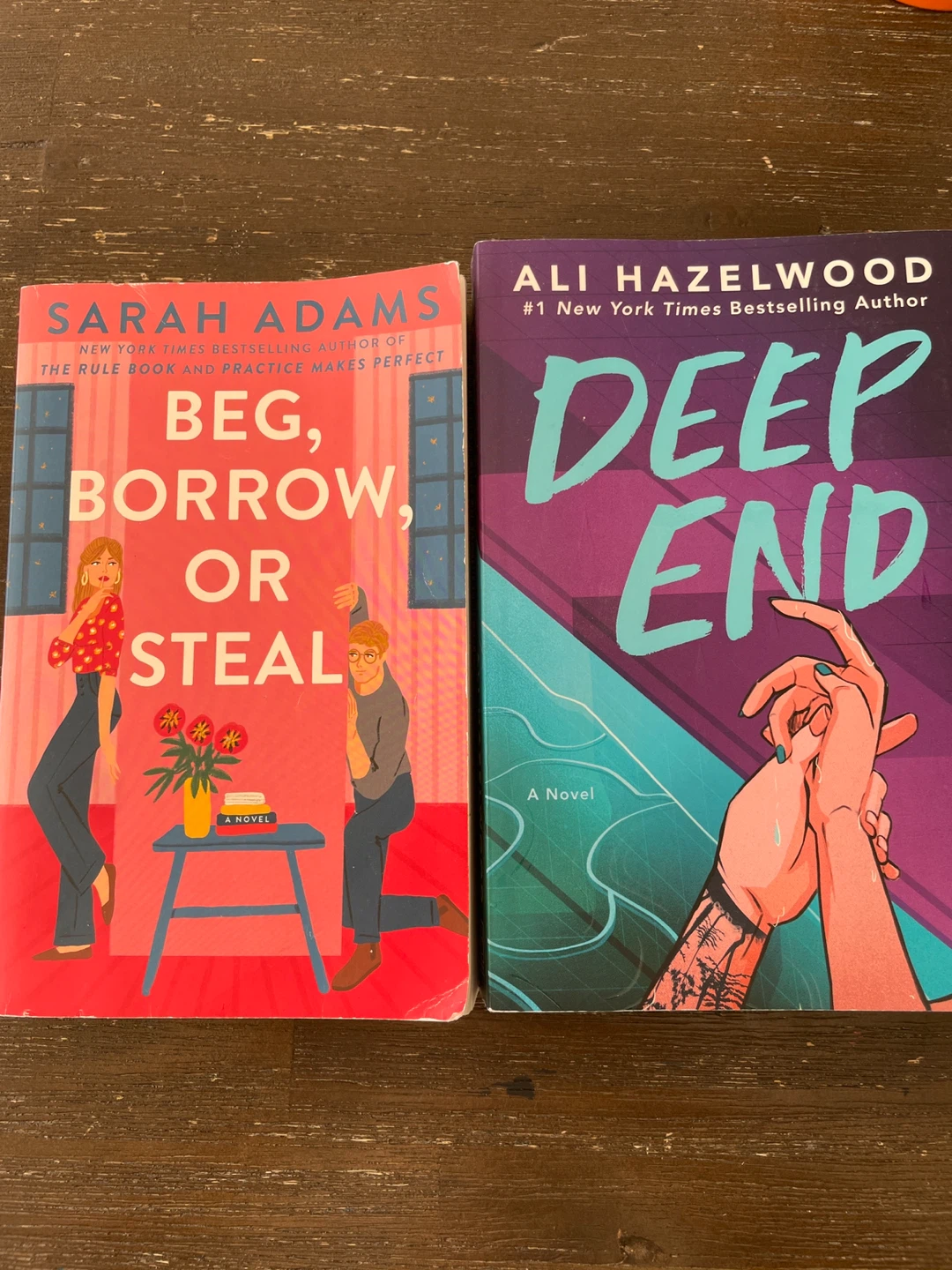 Beg, Borrow, or Steal by Sarah Adams & Deep End by Ali Hazelwood