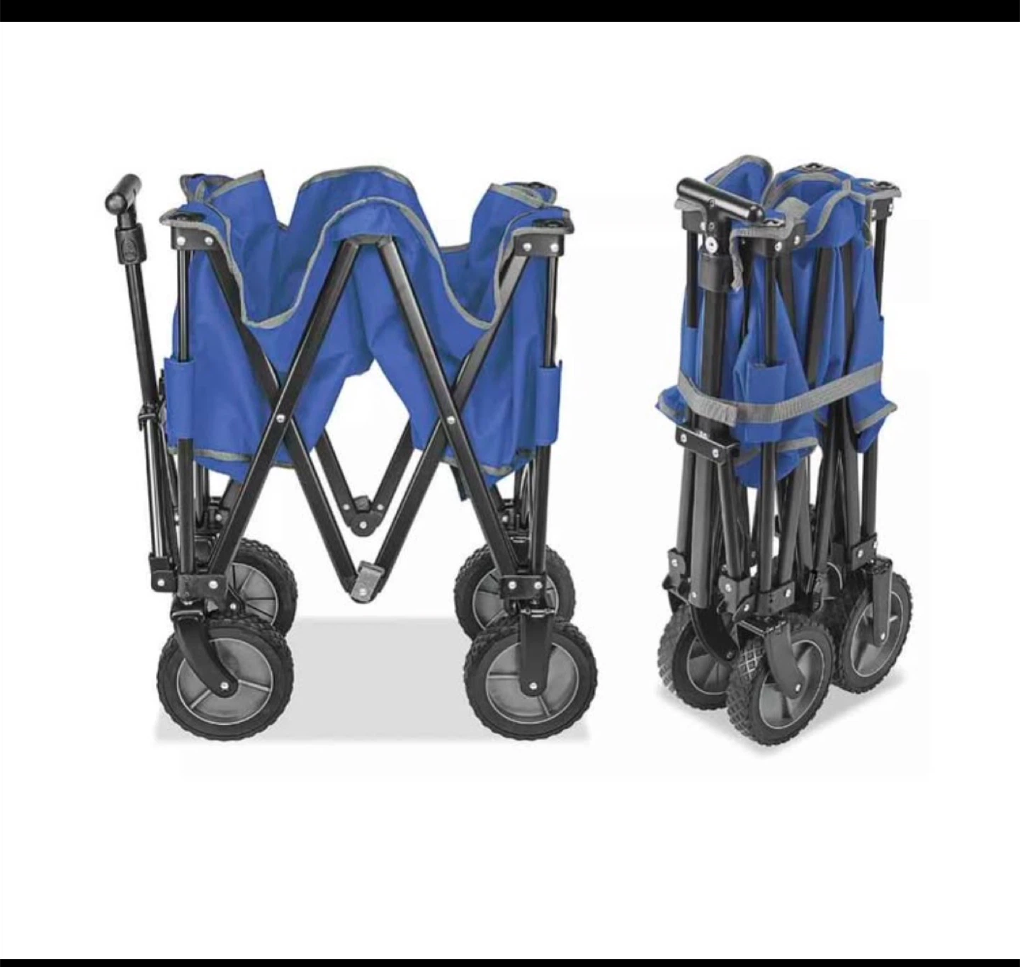 Uline Blue Collapsible Folding Wagon Cart - photo 3
