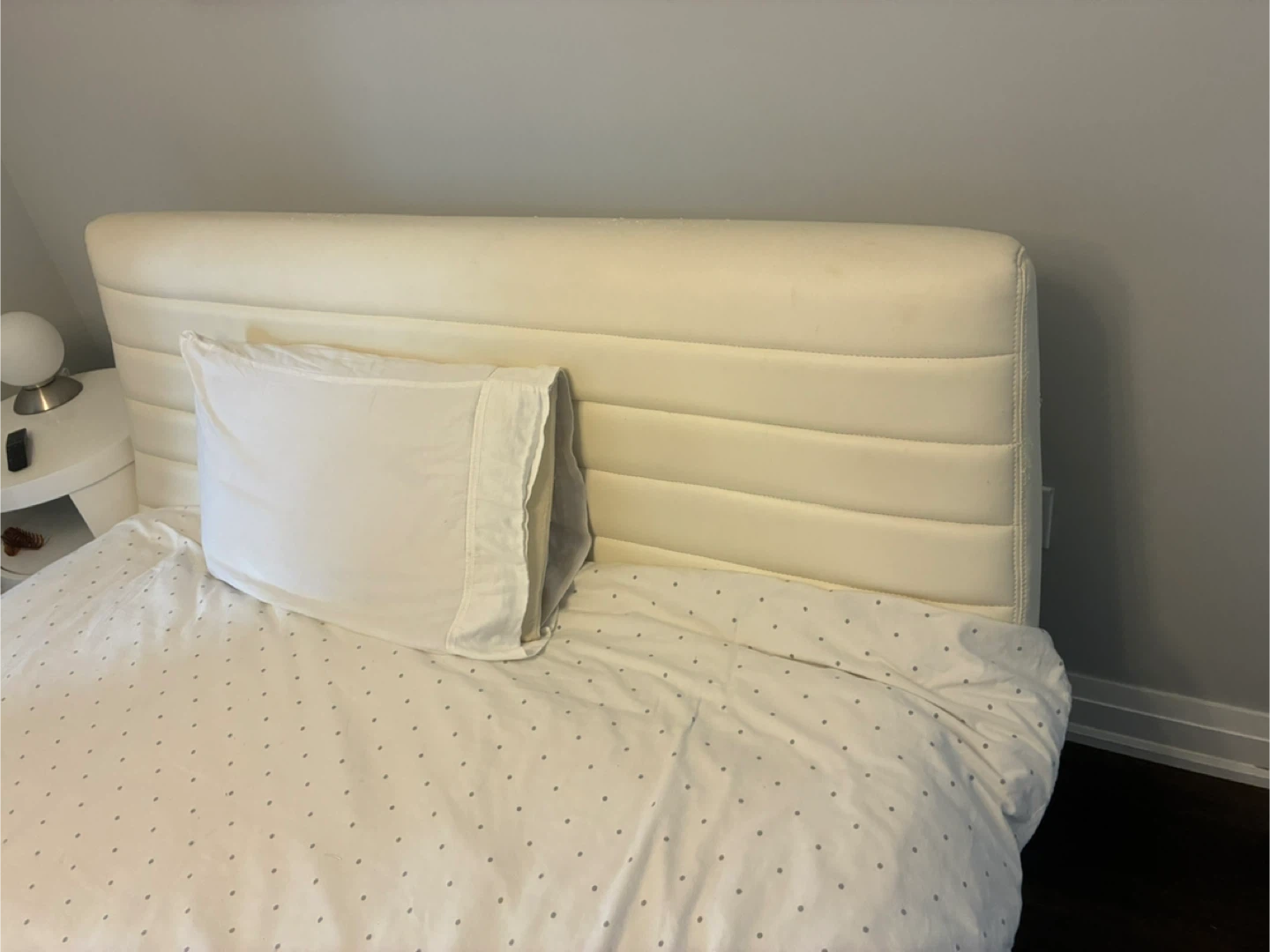 Queen Size Platform Bed - Faux Leather