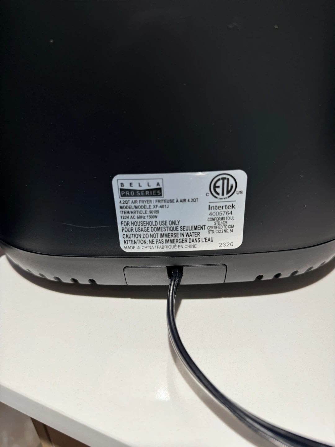 Bella Pro Series 4.2-qt Air Fryer - photo 5