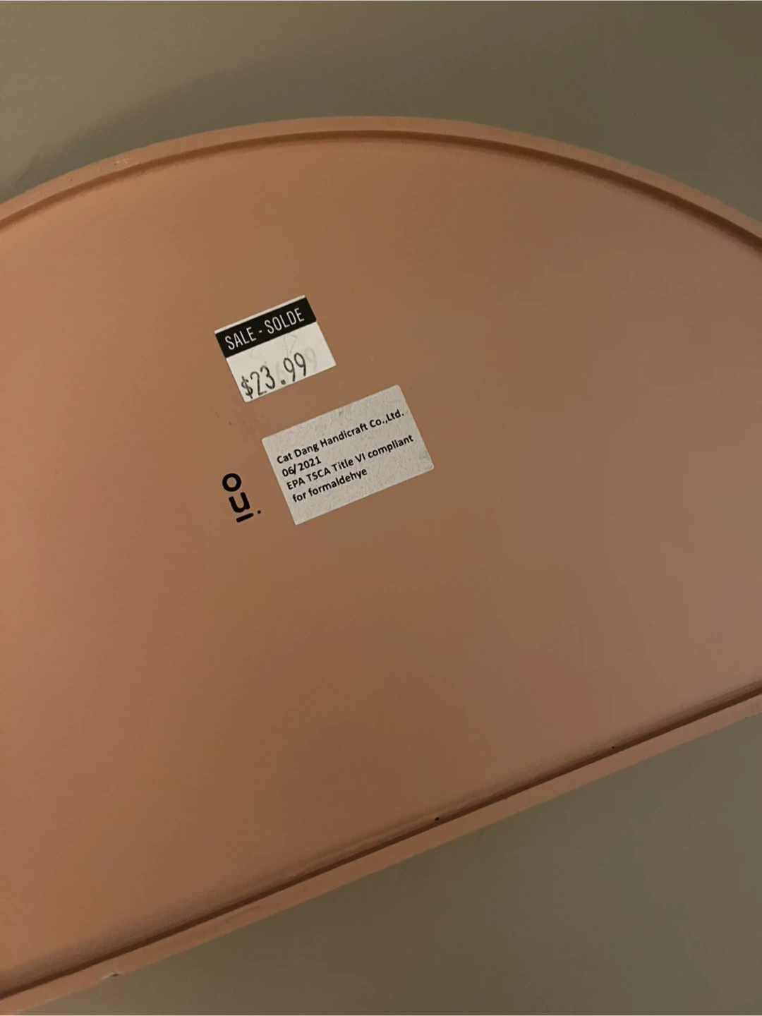 OUI Half Moon Tray - photo 2