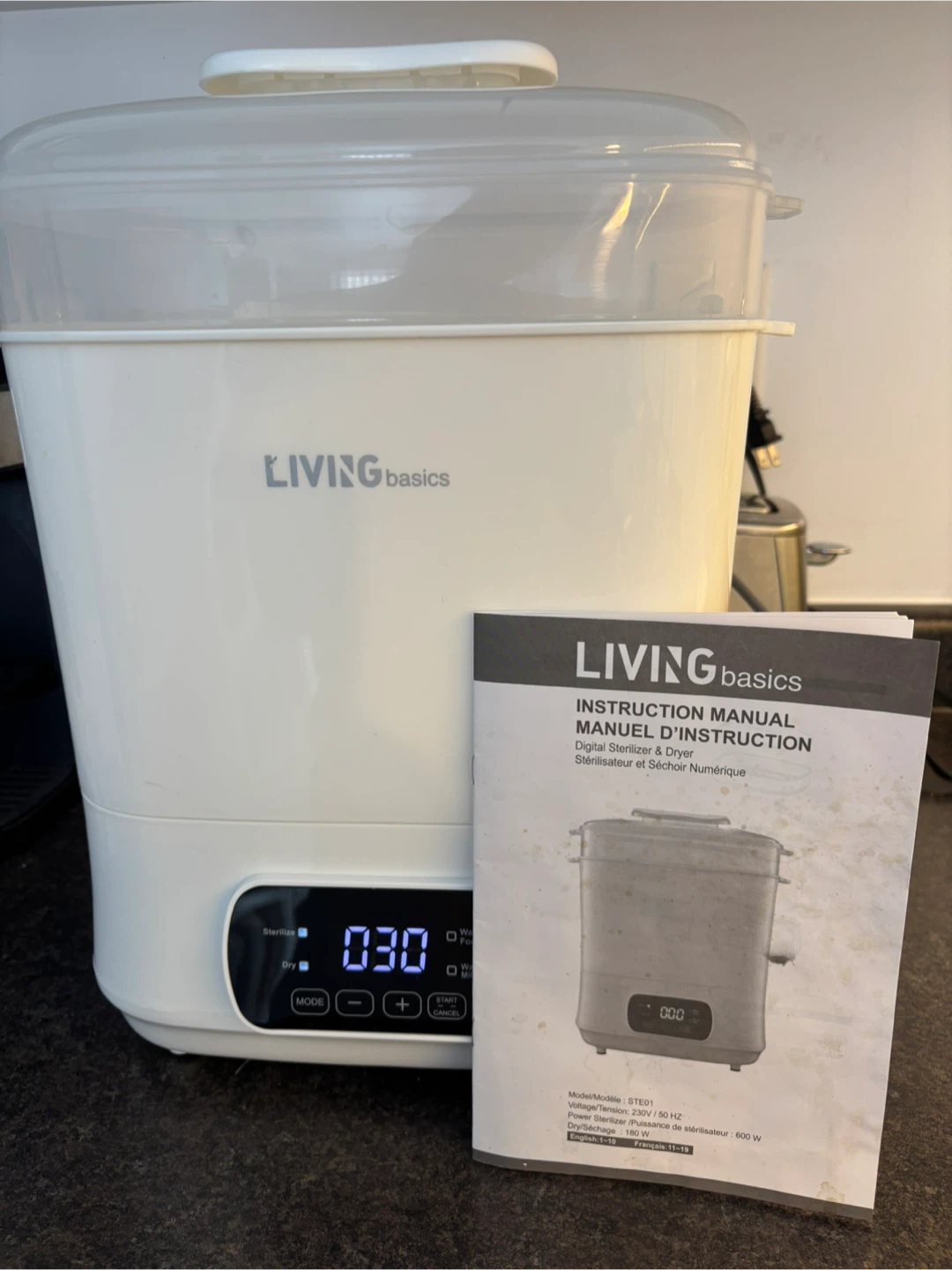 Living Basics Digital Sterilizer & Dryer