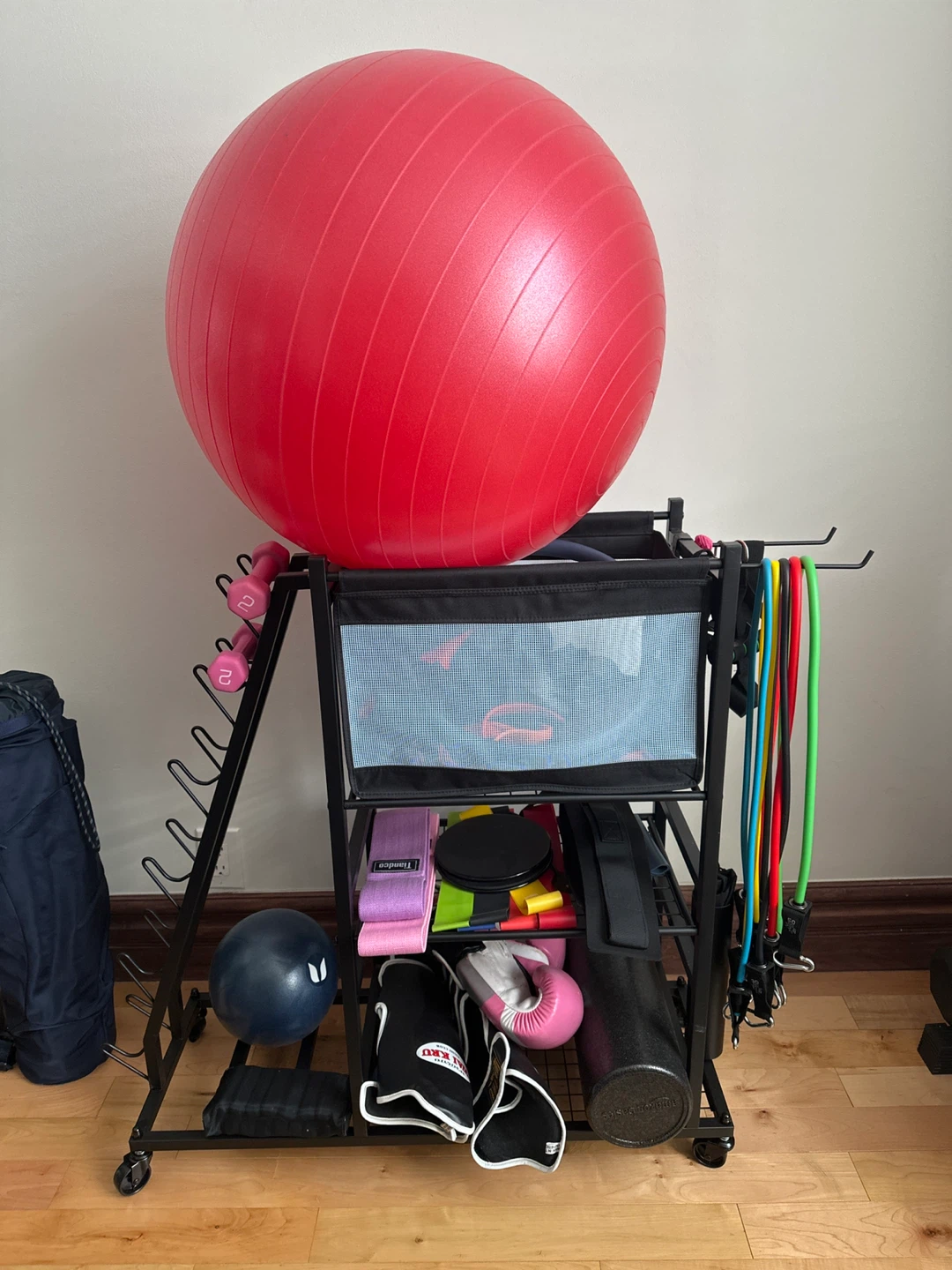 Home Gym Equipment Storage Rack