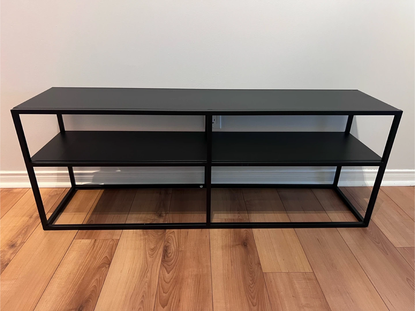 Modern Black Metal TV Stand