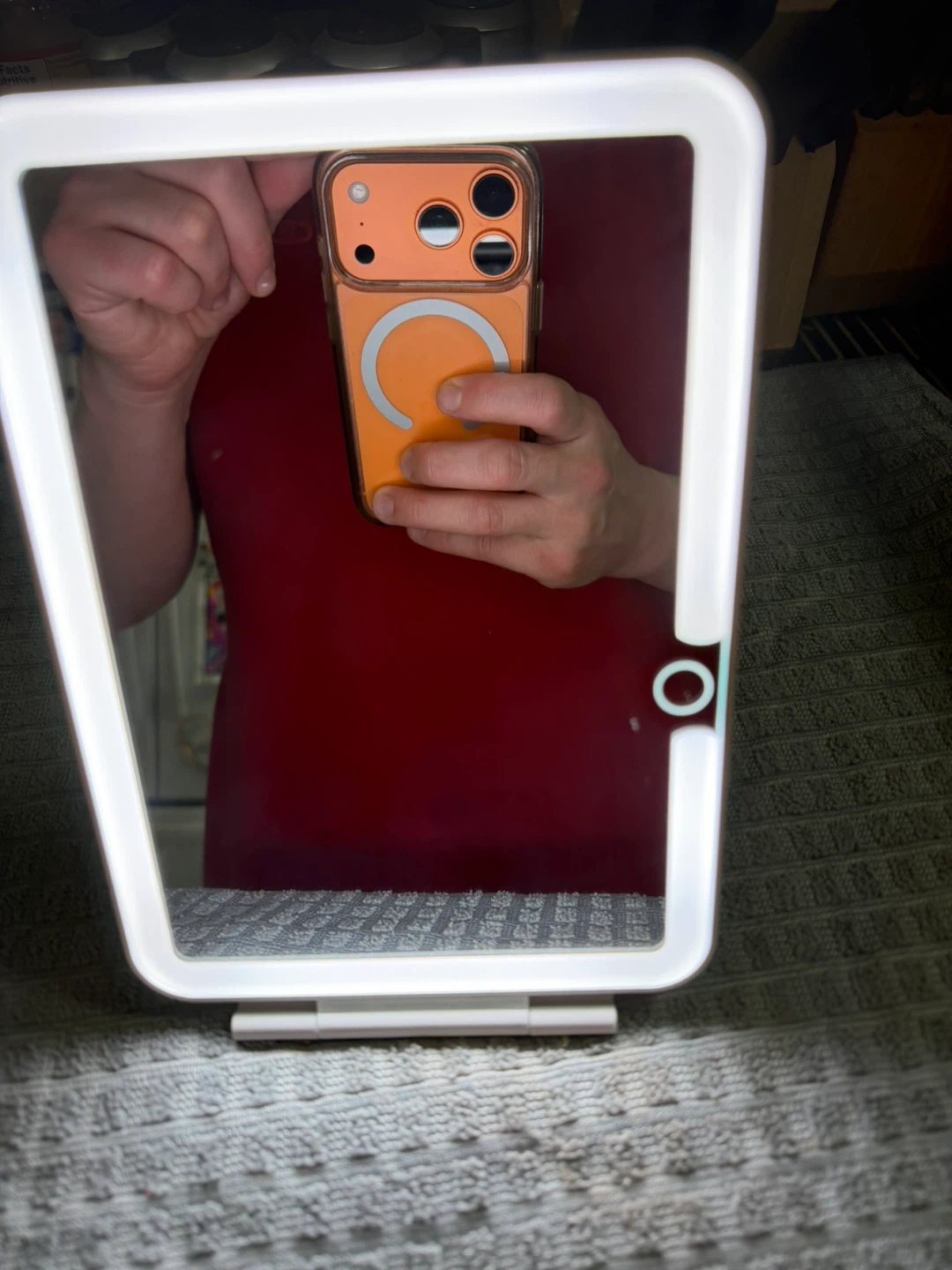 LED Vanity Mirror with Touchscreen Dimming - photo 3