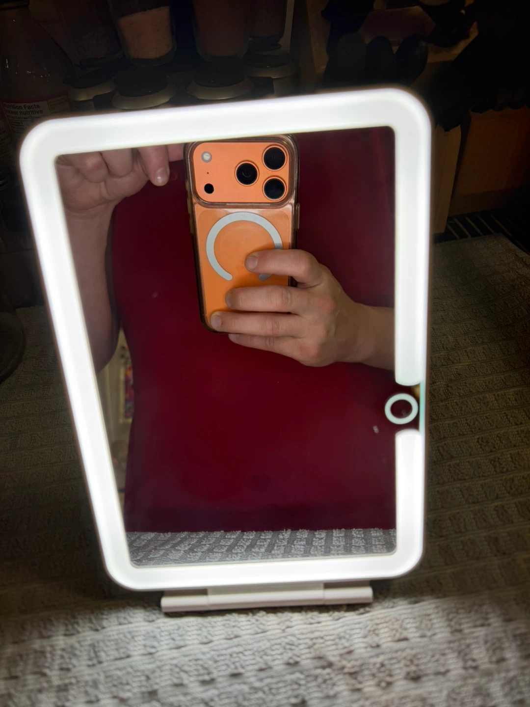 LED Vanity Mirror with Touchscreen Dimming