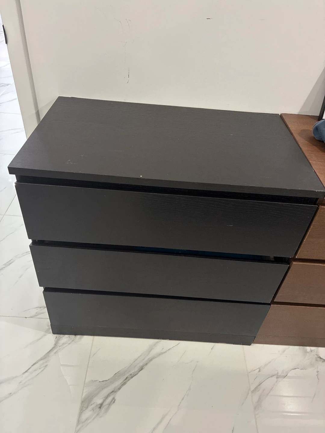 IKEA STORLINTA 3-Drawer Dresser black color