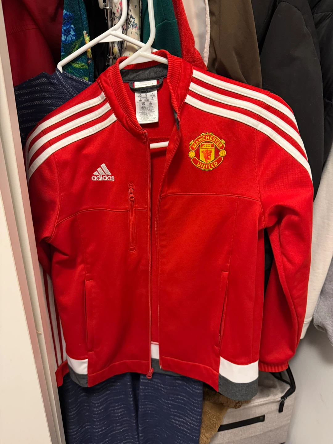 Adidas Manchester United Jacket - Kid Size M