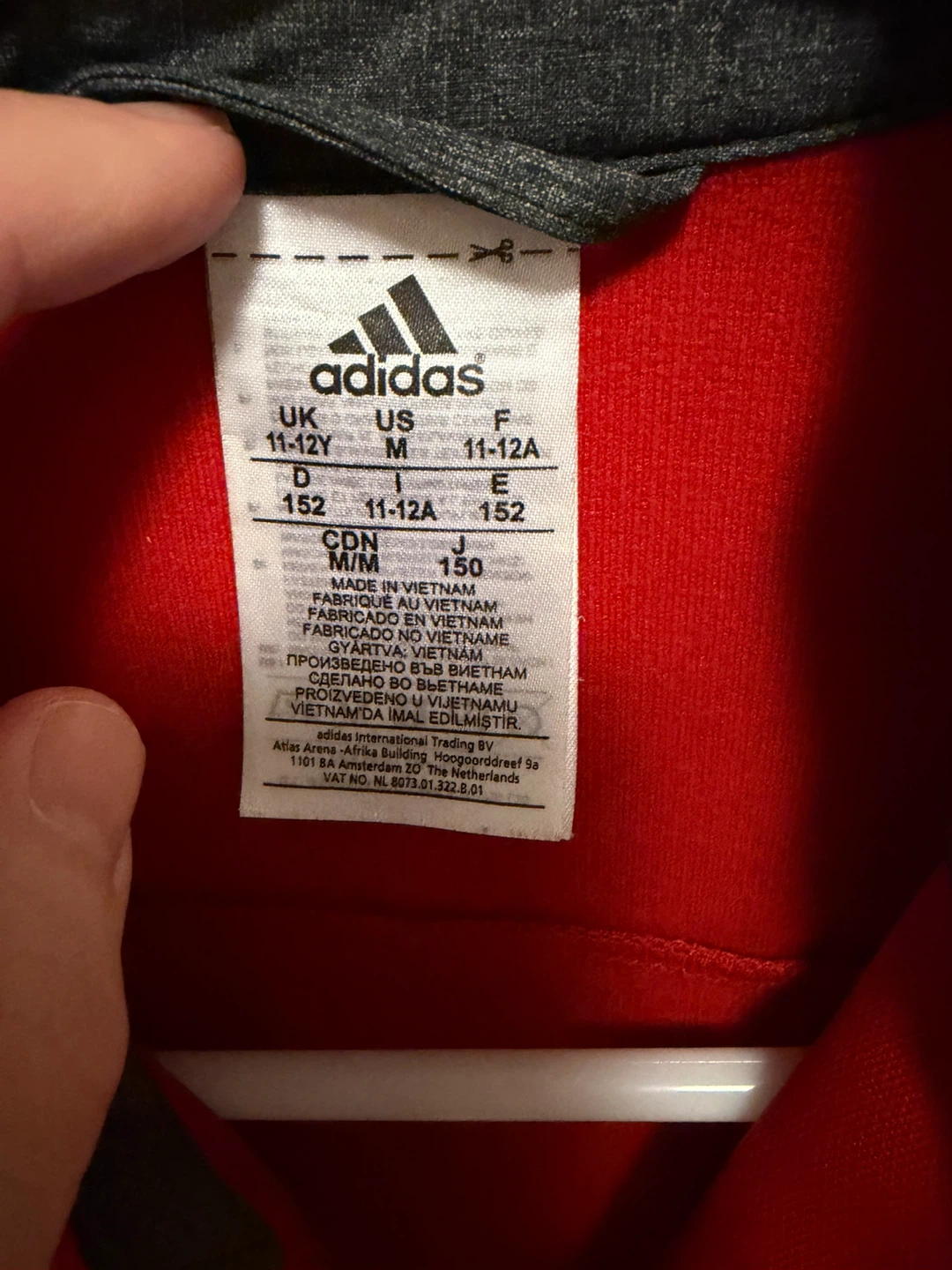 Adidas Manchester United Jacket - Kid Size M - photo 2