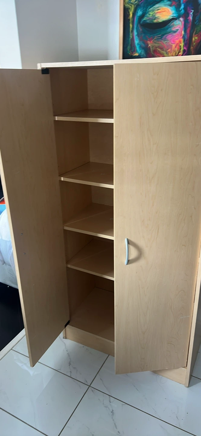 Wooden Wardrobe with Shelves - photo 3