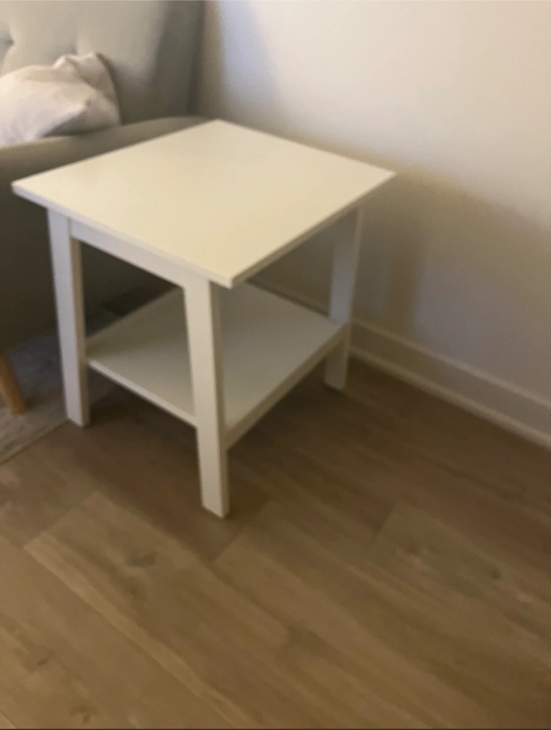 2x White Bedside Table - photo 3