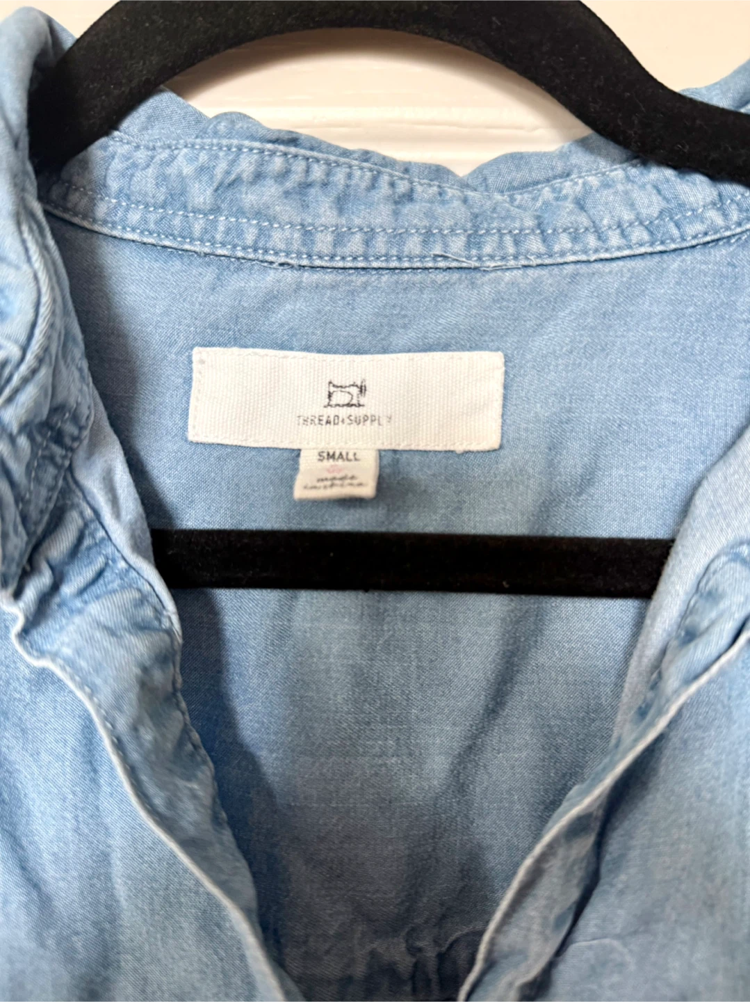 Thread Supply Denim Dress - Size Small - photo 3