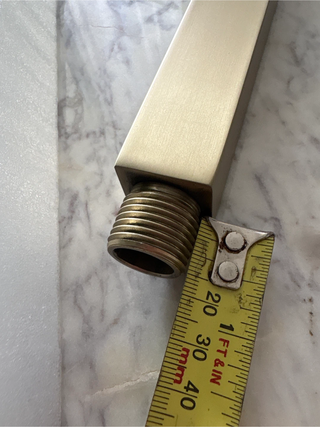 Gold Shower Arm Extension 12 inch - photo 3