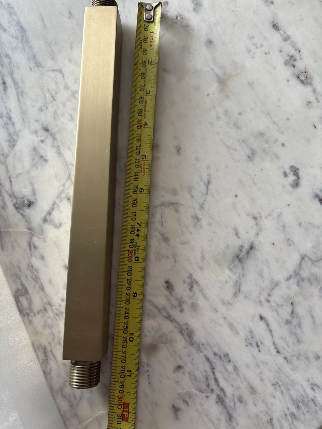Gold Shower Arm Extension 12 inch - photo 4