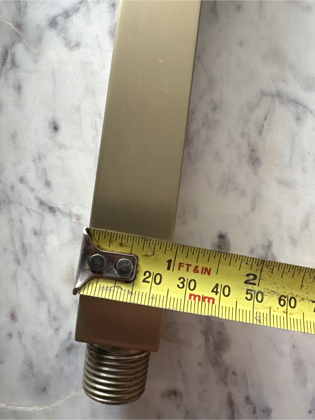 Gold Shower Arm Extension 12 inch - photo 5
