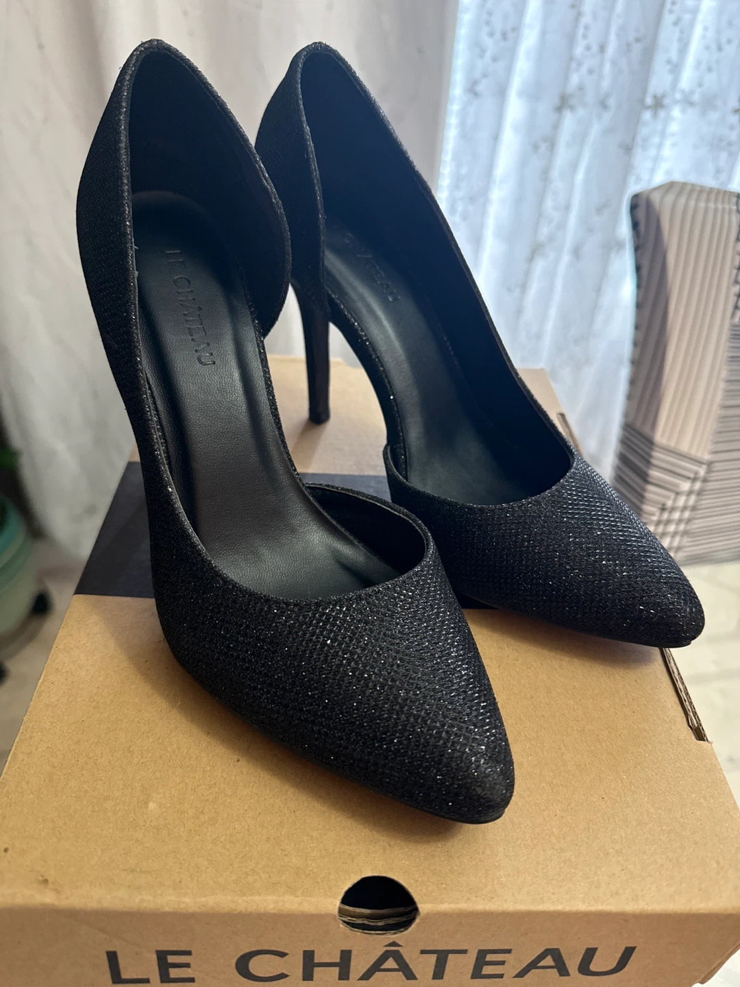 Le Chateau Black Heels - Size 7 - photo 2