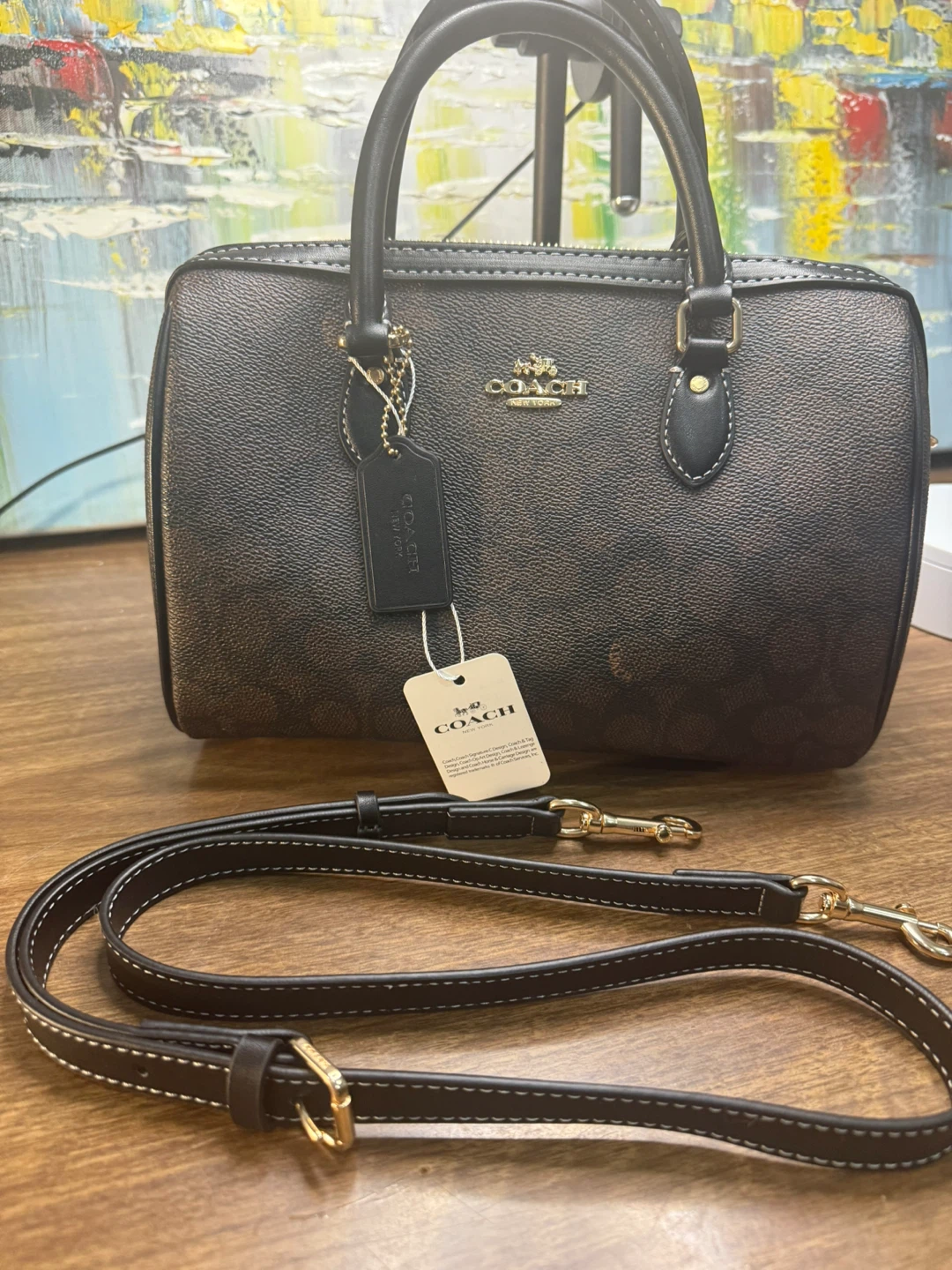 Coach Brown Leather Satchel - photo 3