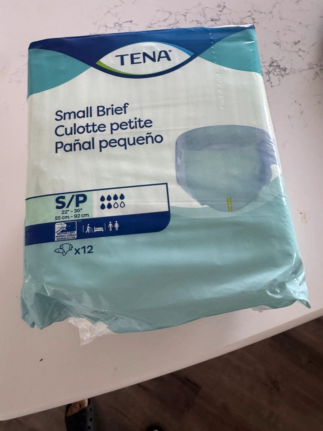 TENA Small Briefs (22-36")